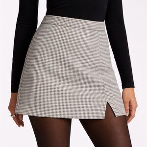 Lucy Paris Houndstooth Mini Skirt - Small NWT